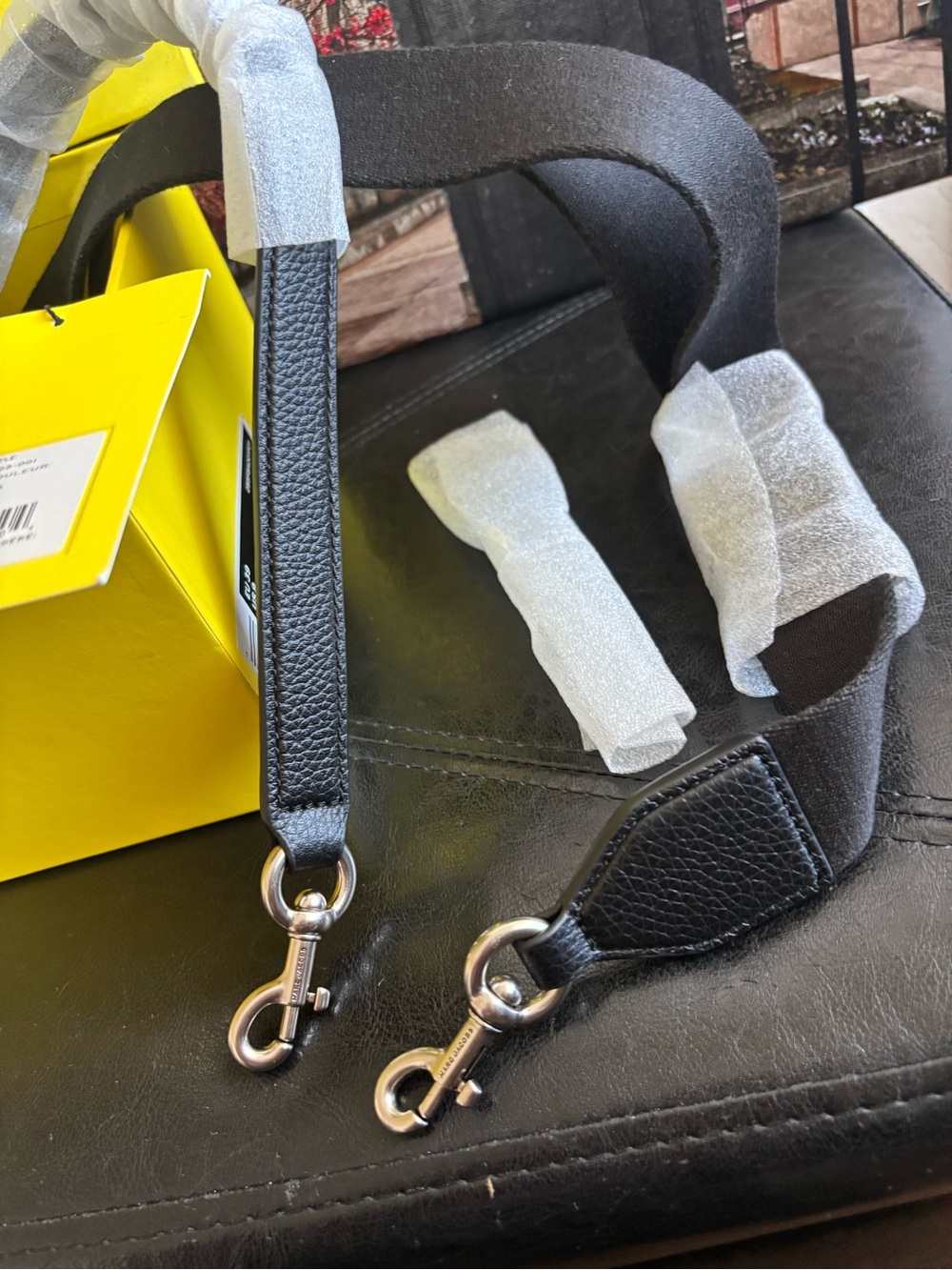 Marc Jacobs Black 'The Cargo Bag” Doble Strap - Picture 5 of 16